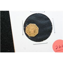 1856 California Gold "Token"