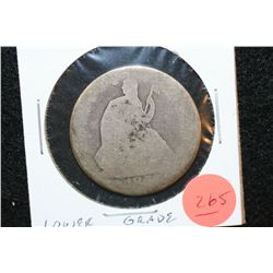 1855-O Seated Liberty Half Dollar, Lower Grade