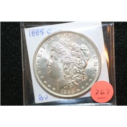 1885-O Silver Morgan $1, BU