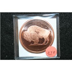2011 Buffalo Copper Round, .999 Fine 1 Oz.