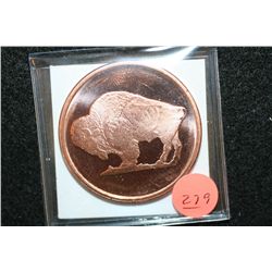 2011 Buffalo Copper Round, .999 Fine 1 Oz.
