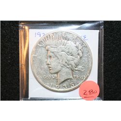 1935-S Peace $1