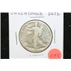 Image 1 : Walking Liberty Half Dollar W/Unreadable Date