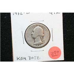 1932-D Washington Quarter, Key Date