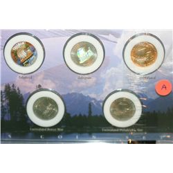 2004 Keelboat Journey Nickel Collection to include Colorized, Hologram, 24K Gold Plated, P&D Mints, 