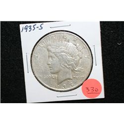 1935-S Peace $1