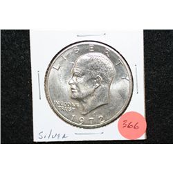1972-S Eisenhower $1, Silver