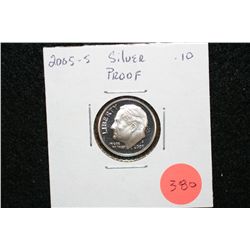 2005-S Roosevelt Dime, Silver Proof