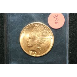 1912 Indian Chief $10 Gold Coin