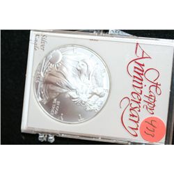 2010 Silver Eagle $1, "Happy Anniversary"