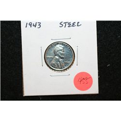 1943 Steel Wheatback Penny