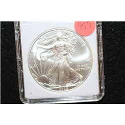 2009 Silver Eagle $1, MCPCG Graded MS70
