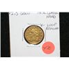 Image 1 : 1836 Class Head $2 1/2 Gold Coin, Loop Removed