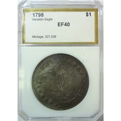 1798 BUST DOLLAR HERALDIC EAGLE