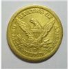 Image 2 : 1853-D $5 GOLD XF-AU LIGHT SCRATCH OBV. RARE DAHLONEGA, GEORGIA BRANCH MINT
