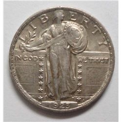 1923 Standing Liberty quarter  AU55