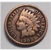 Image 1 : 1908S Indian penny  VG
