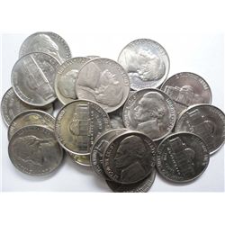 20 1939 Jefferson nickels  BU