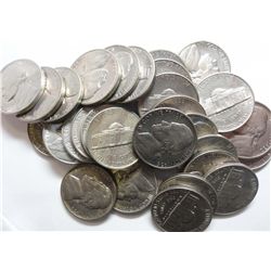 30 1938 Jefferson nickels  BU