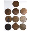Image 1 : (10)  2 cent coins Good or better no junk