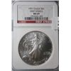 Image 1 : 1997 silver Eagle  NGC First Strikes  NGC69