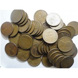 Roll(50)  1921S Lincoln penny Good or better