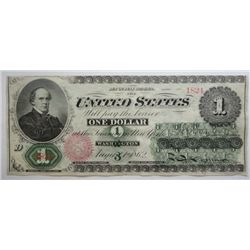 1862  $1 US legal tender note  Solid AU