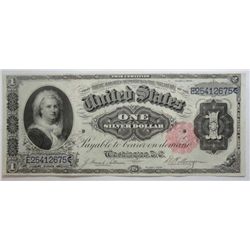 1891  $1 silver certificate  XF/AU