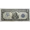 Image 1 : 1899 $5 silver certificate VF/XF