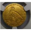 Image 3 : 1910 $2.50 GOLD INDIAN NGC UNC SAYS CLEANED BUT ITS MS63 IN OUR OPINION