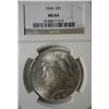 Image 1 : 1934 PEACE SILVER DOLLAR NGC MS64