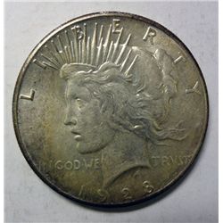 1928 PEACE DOLLAR CHOICE ORIGINAL AU