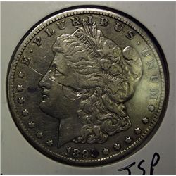 1893CC MORGAN DOLLAR XF DAMAGE TO FACE