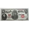 Image 1 : 1907 $5 woodchopper $5  US note   at least a CU63