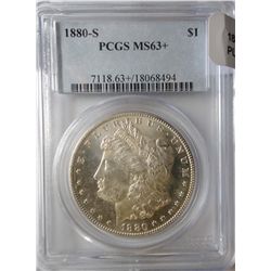 1880S Morgan $  PCGS63+