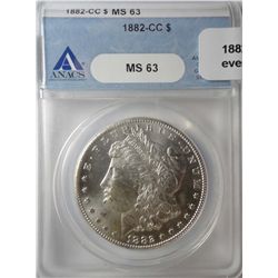 1882CC Morgan $  ANACS63