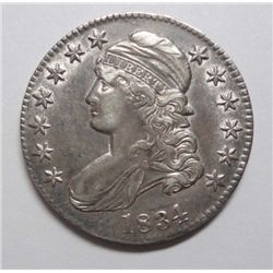 1834 Bust half $  NICE   AU