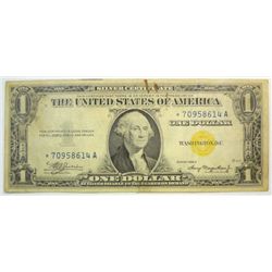 1935A North Africa $1 silver certificate  VG