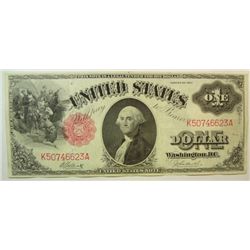 1917 $1 legal tender note  XF/AU