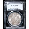 Image 1 : 1887 MORGAN SILVER DOLLAR, PCGS MS64+