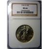 Image 1 : 1942 D WALKING LIBERTY HALF DOLLAR NGC MS66 SUPER