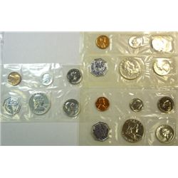1960, 61, 62,  U.S. PROOF SETS, NICE ORIGINAL PACKAGING