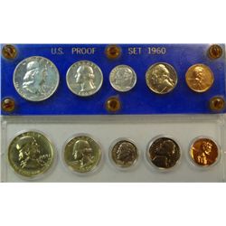 1959 & 1960 U.S. PROOF SETS IN PLASTIC HOLDERS