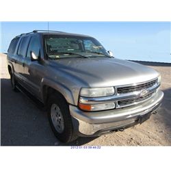 2001 - CHEVROLET SUBURBAN