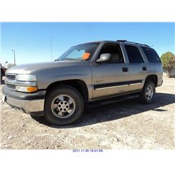2001 - CHEVROLET TAHOE