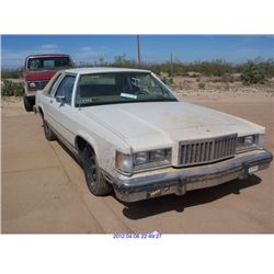 1985 - MERCURY GRAND MARQUIS
