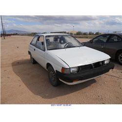 1987 - TOYOTA TERCEL