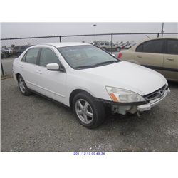 2003 - HONDA ACCORD //EXPORT ONLY