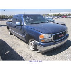 2001 - GMC SIERRA