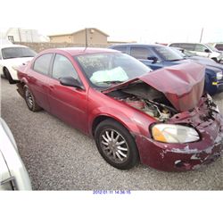 2002 - CHRYSLER SEBRING